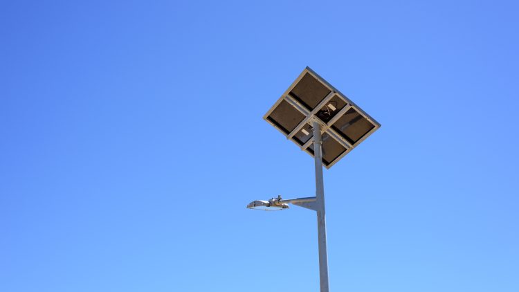 Outdoor solar street lights